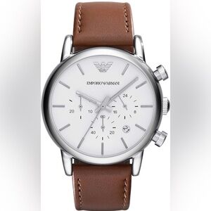 Emporio Armani Men's Chronograph Dress Watch With Japan Movement